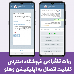 ربات تلگرامی متصل به حسابداری هلو